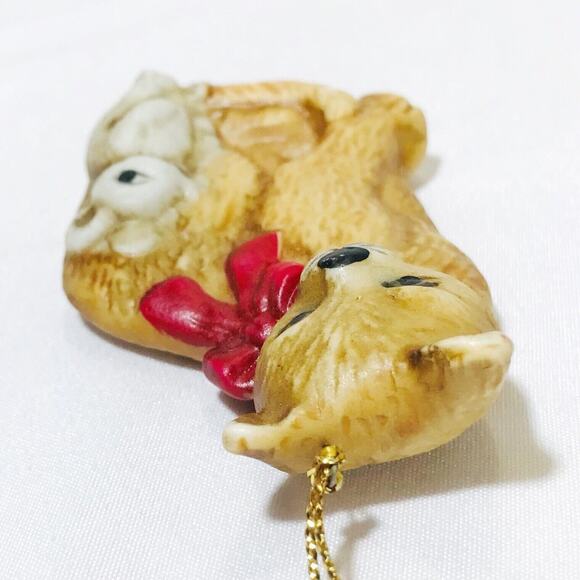 Vintage Cat And Mouse Christmas Ornament Holiday 2.5” - Picture 5 of 6